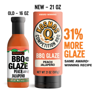 Kosmo's Q Rib Glaze™ Peach Jalapeno BBQ Glaze