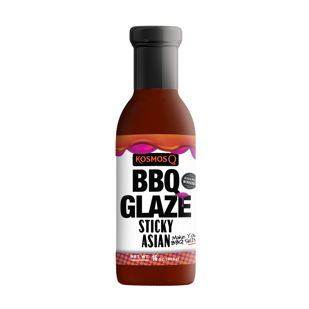 Kosmo&#39;s Q Rib Glaze™ Single Bottle Sticky Asian BBQ Glaze