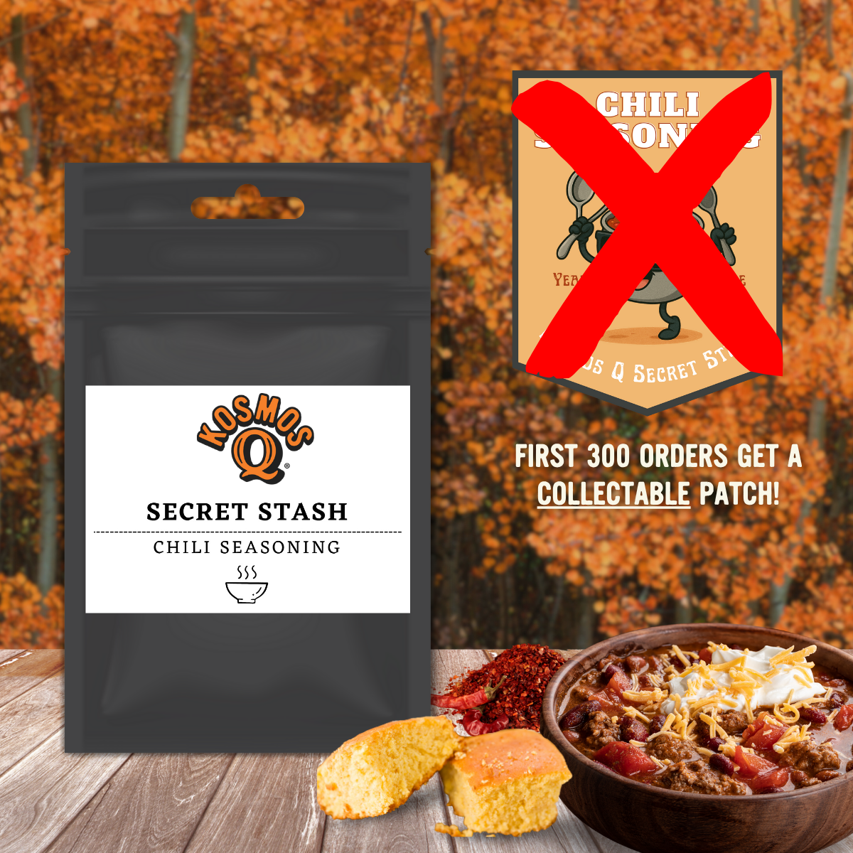 Kosmo's Q The Kosmos Q Lab Secret Stash: Chili Seasoning