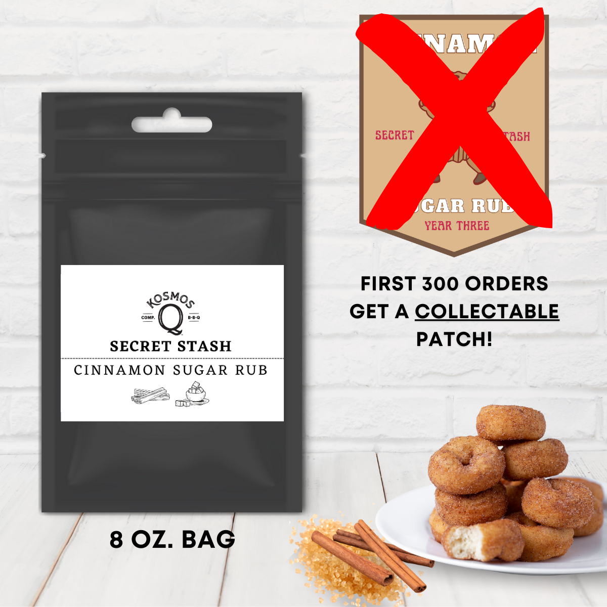 Kosmo's Q The Kosmos Q Lab Secret Stash: Cinnamon Sugar Rub