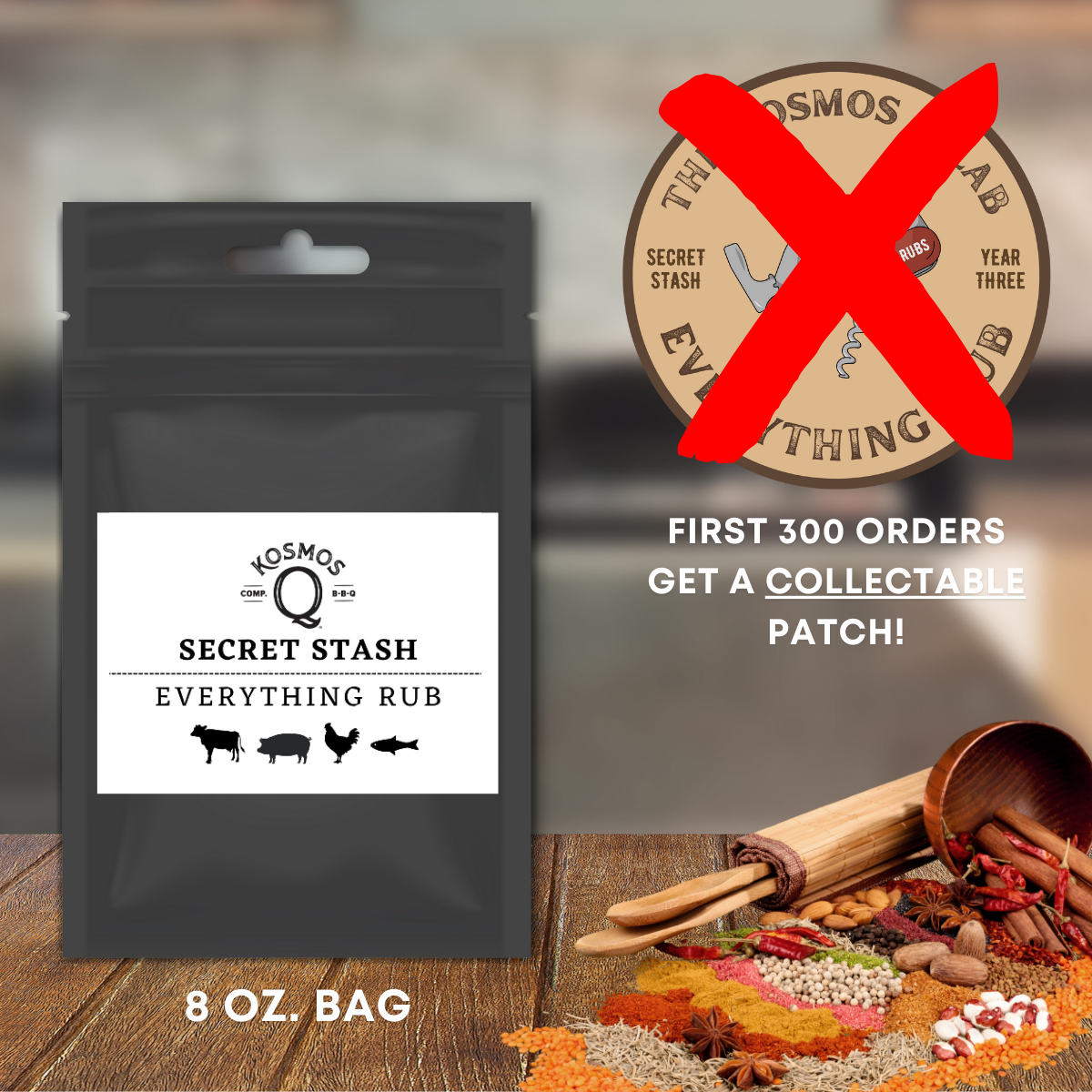 Kosmo's Q The Kosmos Q Lab Secret Stash: Everything Rub