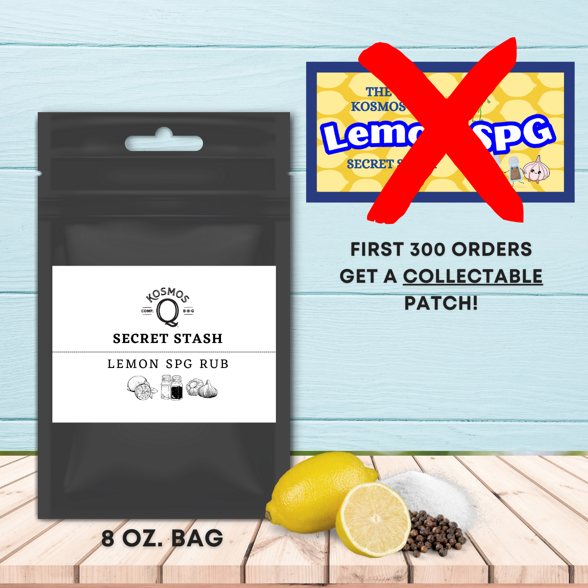 Kosmo's Q The Kosmos Q Lab Secret Stash: Lemon SPG Rub