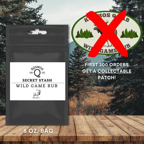 The Kosmos Q Lab Secret Stash Wild Game Rub Kosmos Q BBQ Products