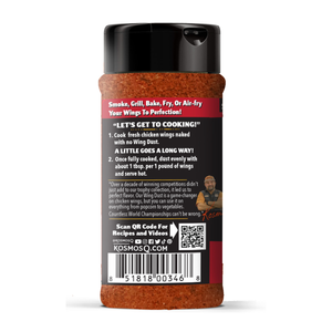 Kosmo's Q Wing Dust® Buffalo HOT Wing Seasoning