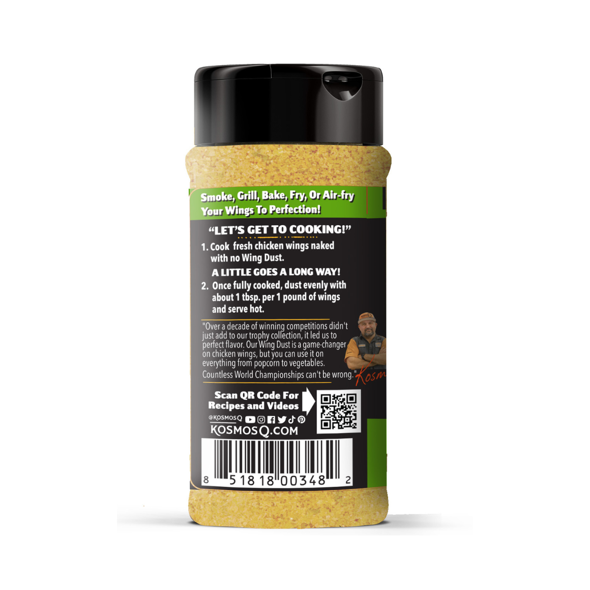 Kosmo&#39;s Q Wing Dust® Garlic Parm Wing Seasoning