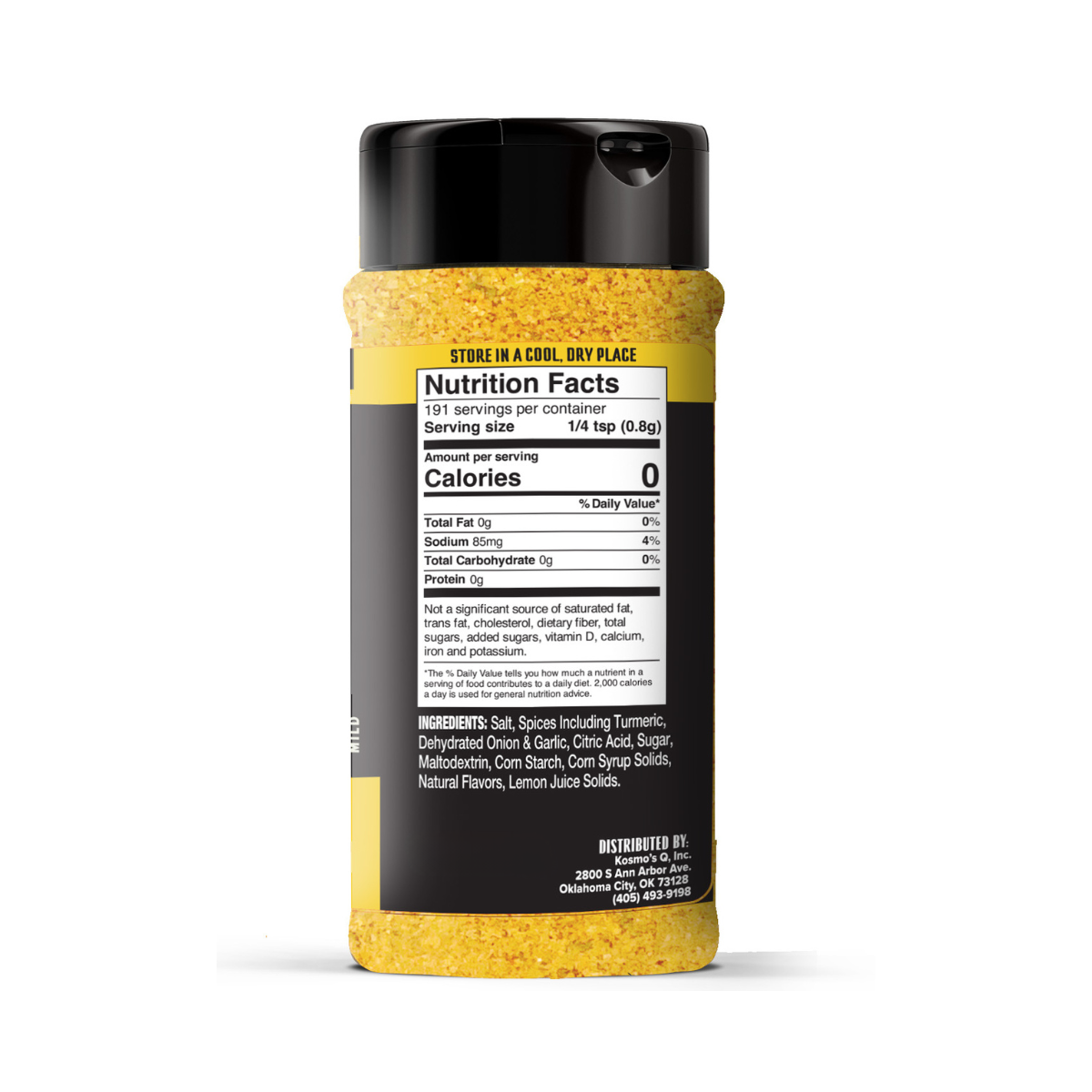 Kosmo&#39;s Q Wing Dust® Lemon Pepper Wing Seasoning