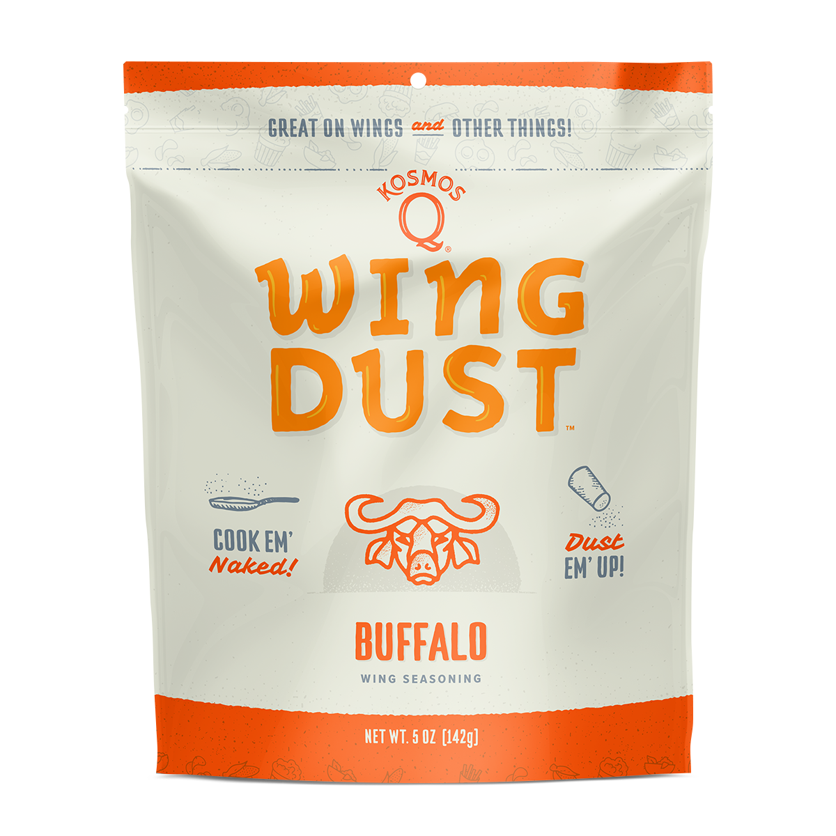 Kosmo's Q Wing Dust® Single Bag Buffalo Wing Seasoning