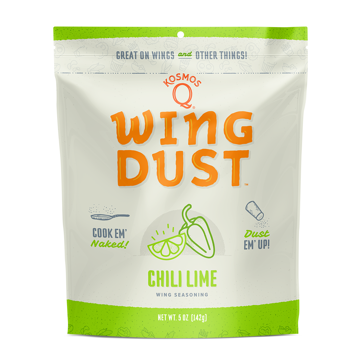 Kosmo's Q Wing Dust® Single Bag Chili Lime Wing Seasoning