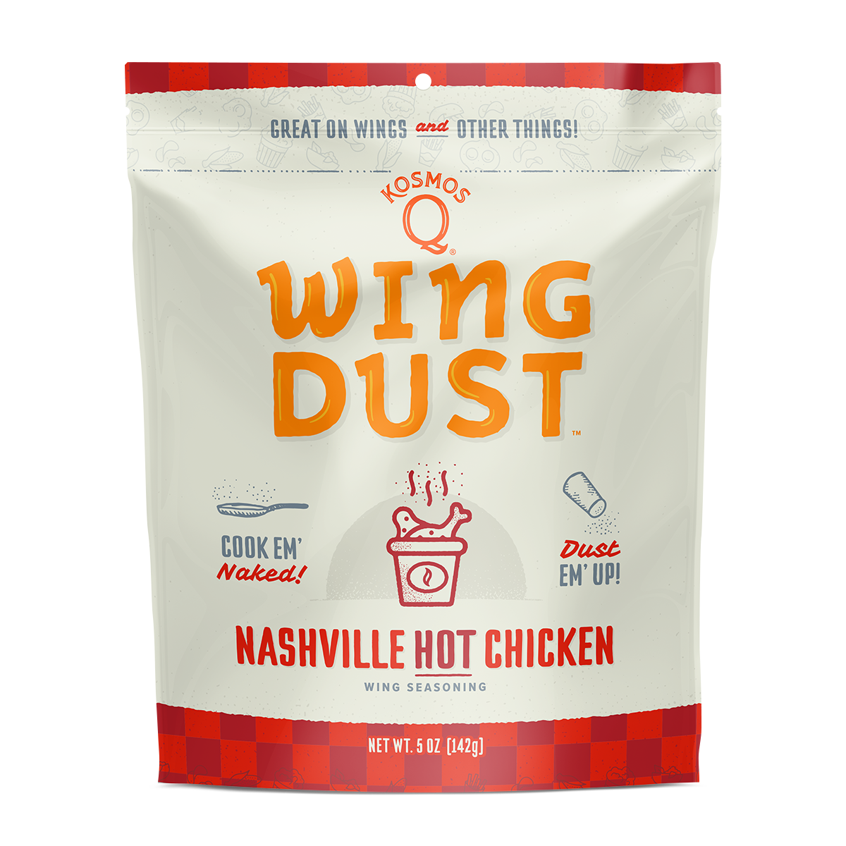 Kosmo's Q Wing Dust® Single Bag Nashville Hot Wing Seasoning
