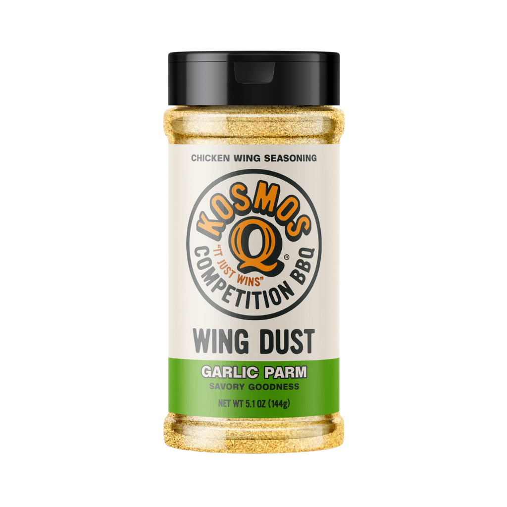 Kosmo's Q Wing Dust® Single Shaker Garlic Parm Wing Seasoning