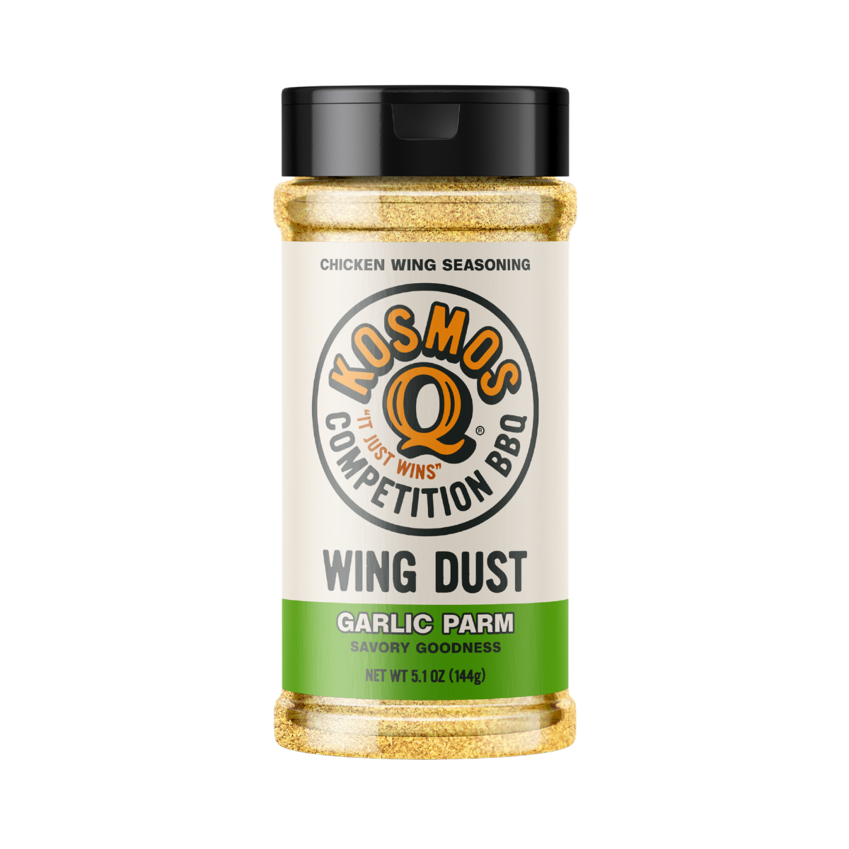 Kosmo's Q Wing Dust® Single Shaker Garlic Parm Wing Seasoning