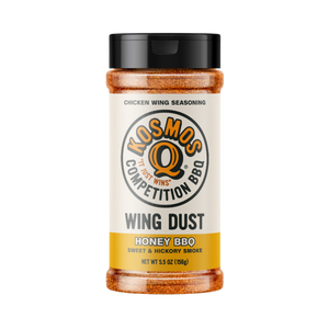 Kosmo's Q Wing Dust® Three Shakers Honey Barbecue Wing Seasoning