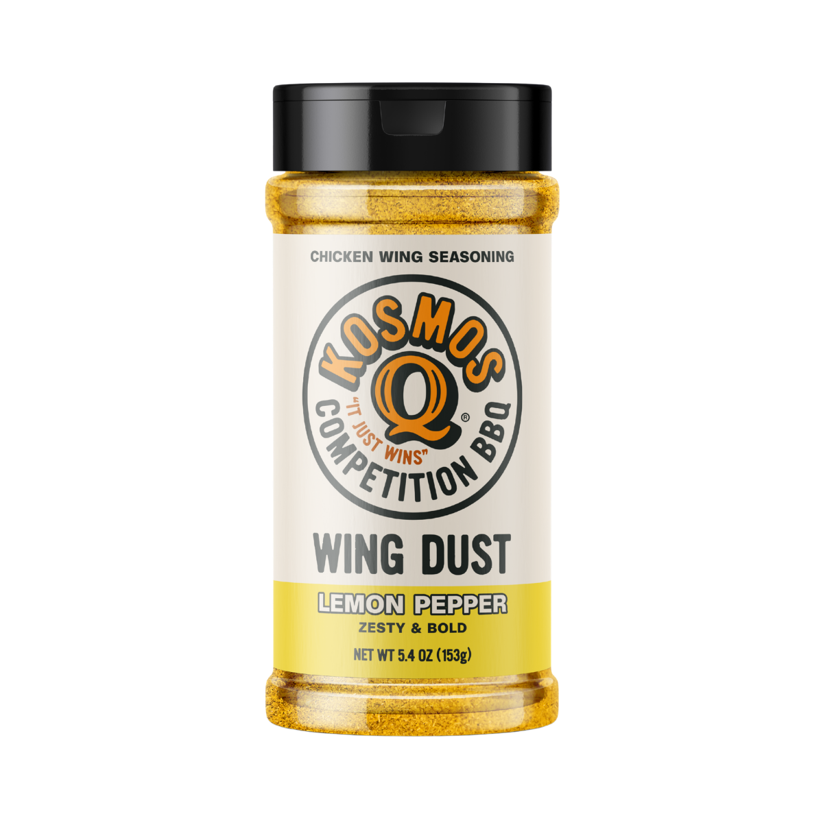 Kosmo's Q Wing Dust® Single Shaker Lemon Pepper Wing Seasoning