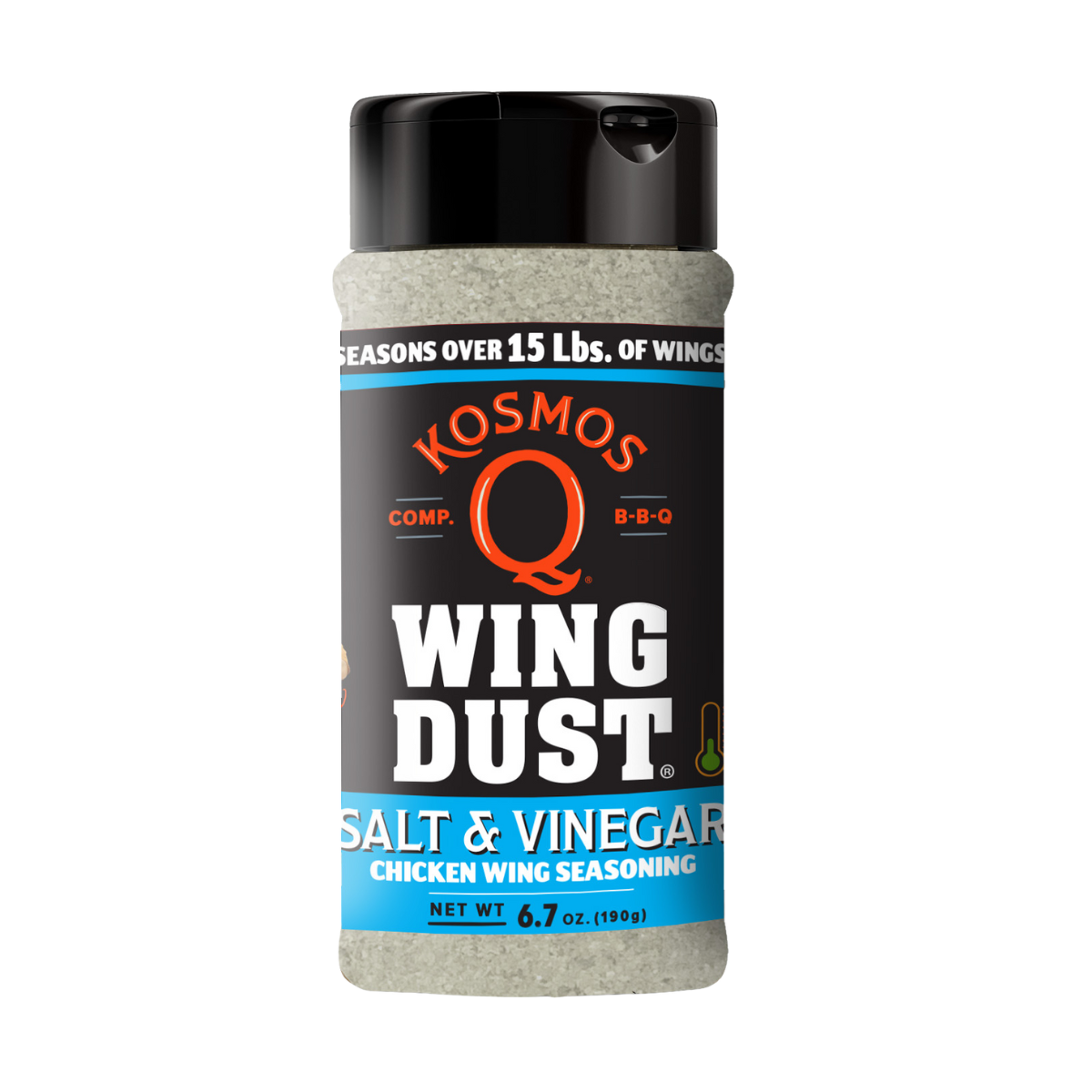 Kosmo's Q Wing Dust® Single Shaker Salt & Vinegar Wing Seasoning
