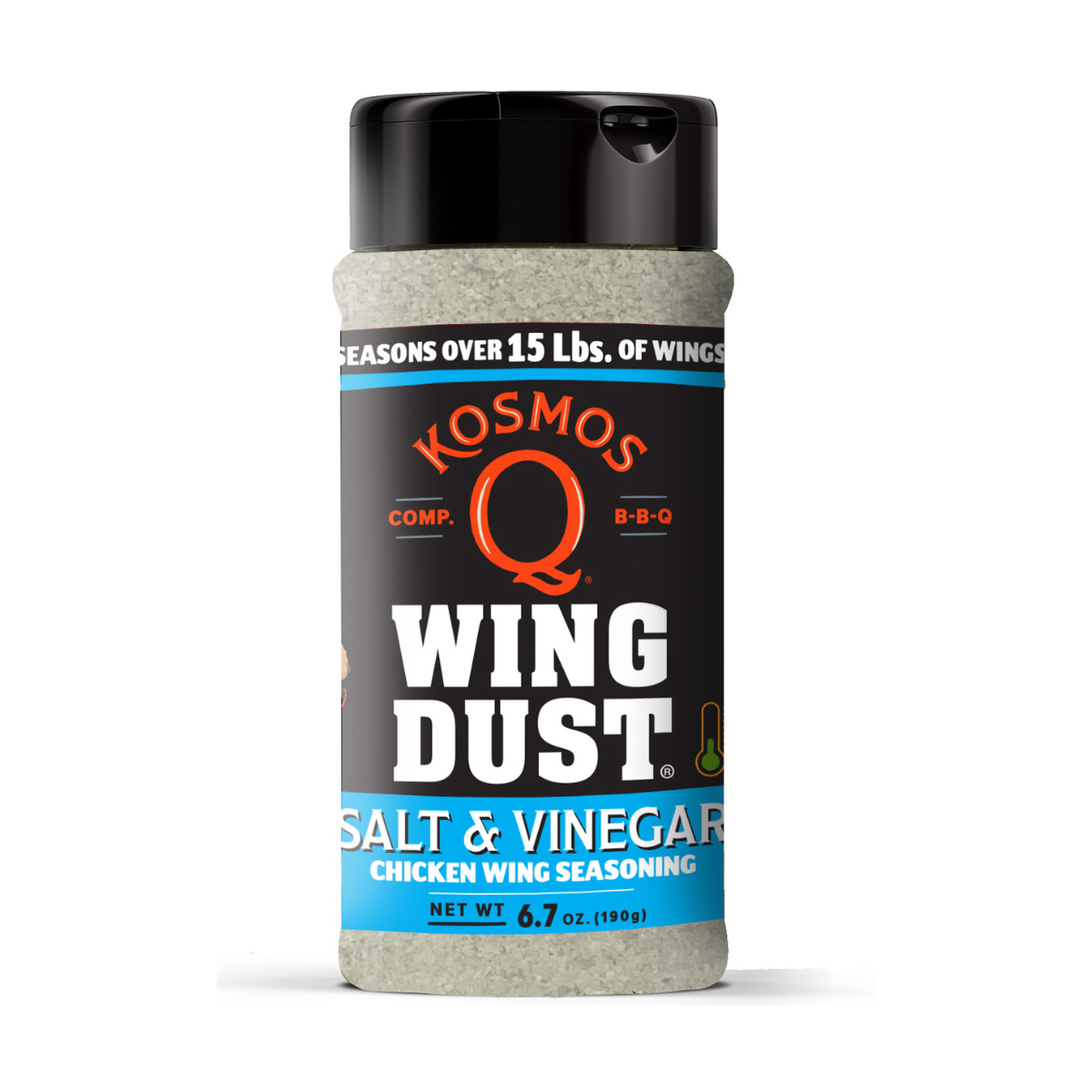 Kosmo's Q Wing Dust® Single Shaker Salt & Vinegar Wing Seasoning