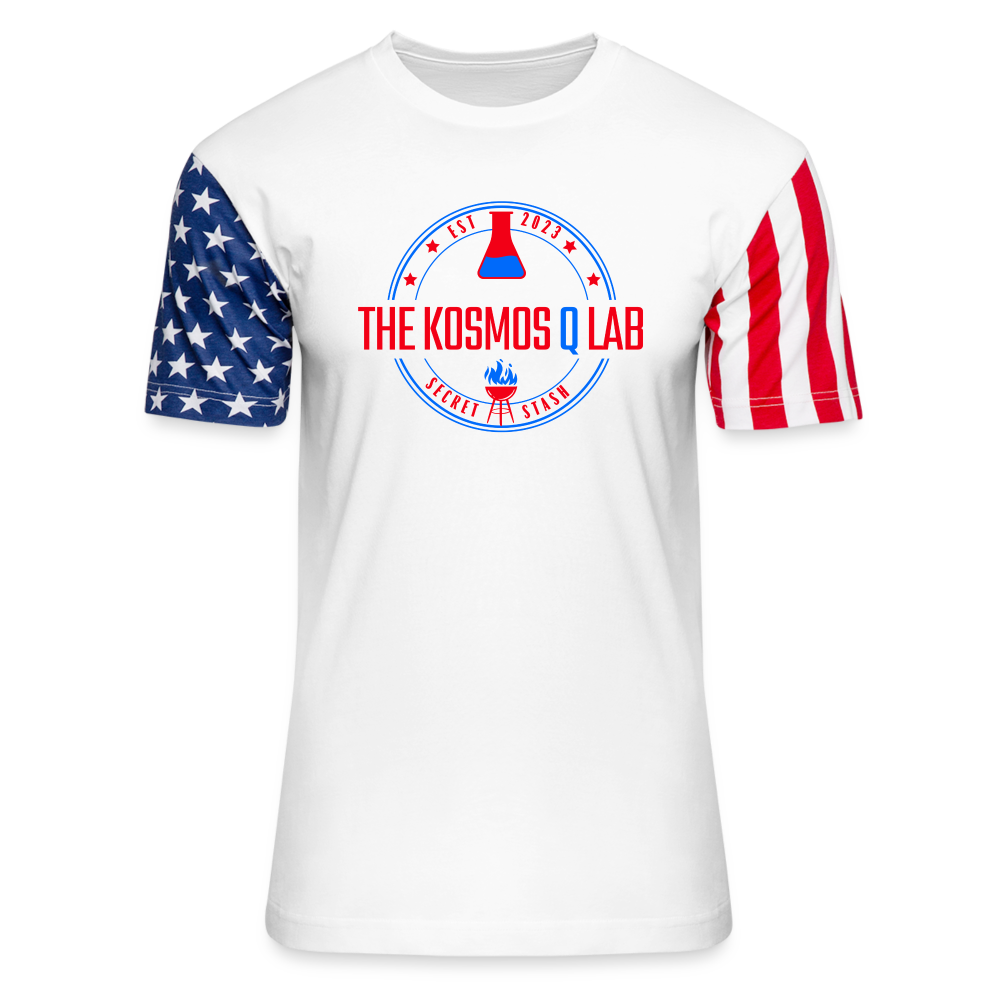 SPOD Adult Stars &amp; Stripes T-Shirt | LAT Code Five™ 3976 S The Kosmos Q Lab &#39;Merica Shirt | LIMITED EDITION SUMMER COLLECTION