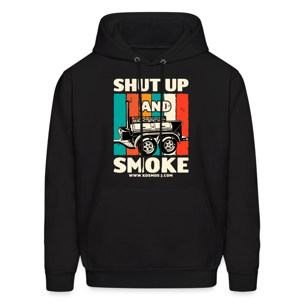 SPOD Men&#39;s Hoodie | Hanes P170 black / S Shut Up and Smoke Hoodie