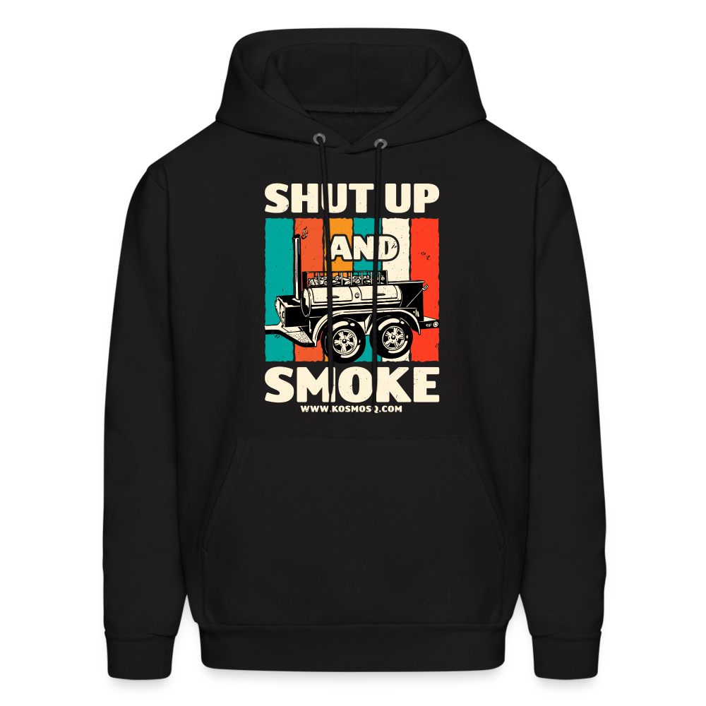 SPOD Men's Hoodie | Hanes P170 black / S Shut Up and Smoke Hoodie