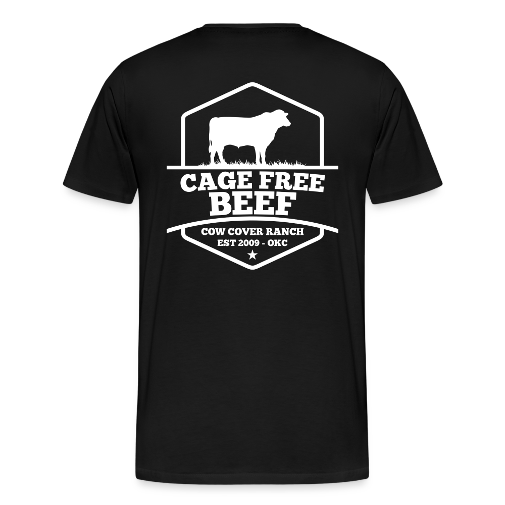 SPOD Men&#39;s Premium T-Shirt | Spreadshirt 812 Cage Free Beef | Unisex T-Shirt
