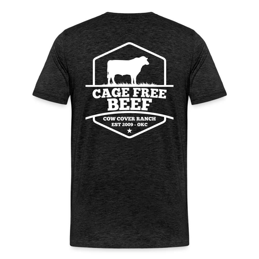 SPOD Men&#39;s Premium T-Shirt | Spreadshirt 812 Cage Free Beef | Unisex T-Shirt