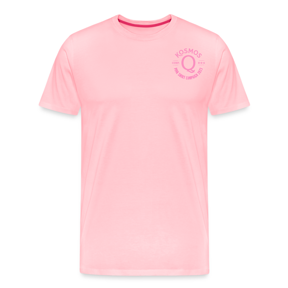 SPOD Men's Premium T-Shirt | Spreadshirt 812 pink / S Kosmos Q Pink Shirt Campaign 2023