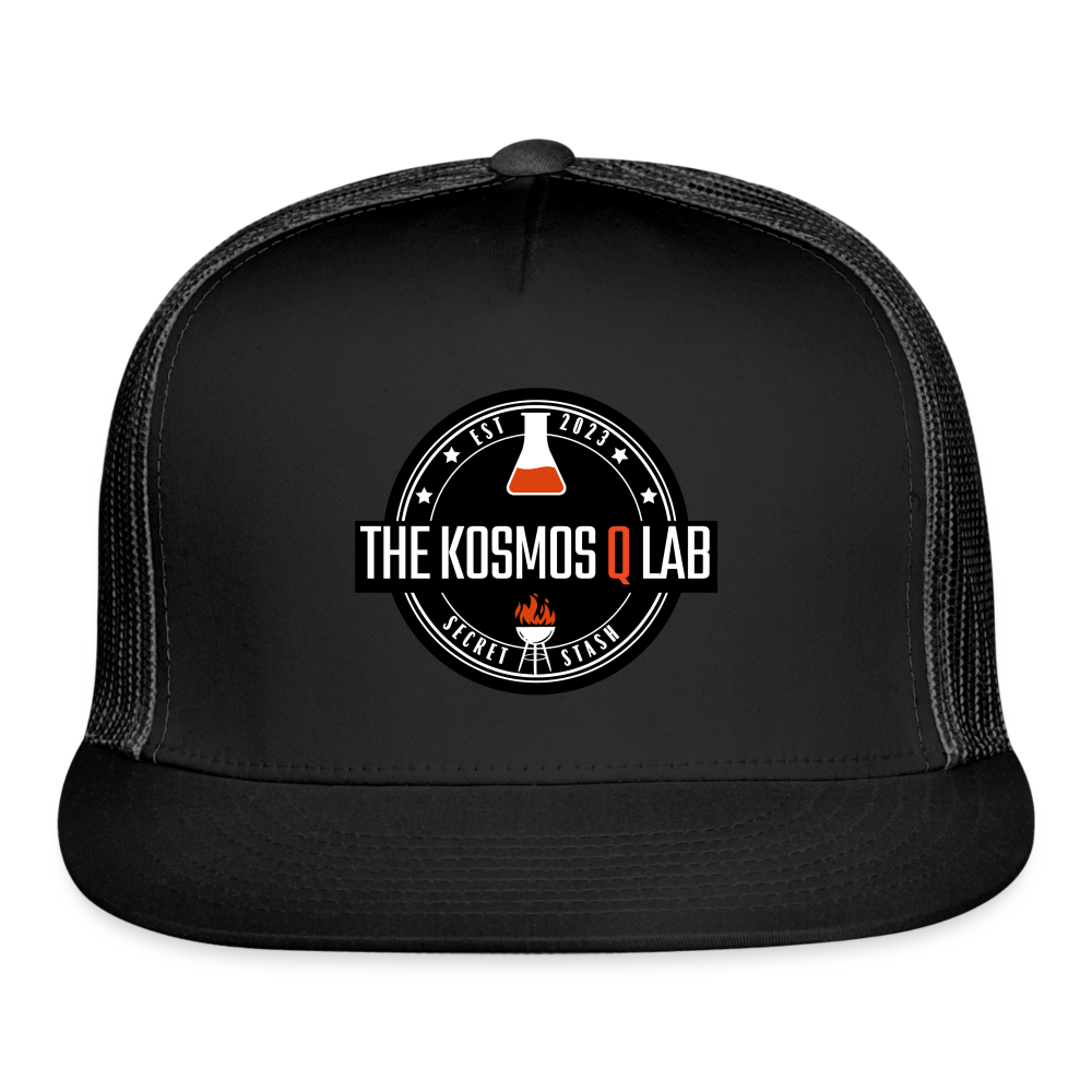 The Kosmos Q Lab Flatbill Trucker Hat Kosmos Q BBQ Products & Supplies