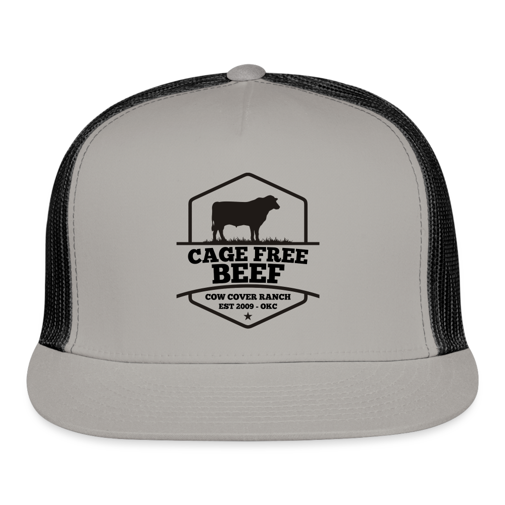 SPOD Trucker Cap gray/black Cage Free Beef | Trucker Cap