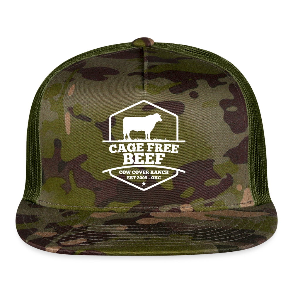 SPOD Trucker Cap MultiCam\green Cage Free Beef | Camo Trucker Cap