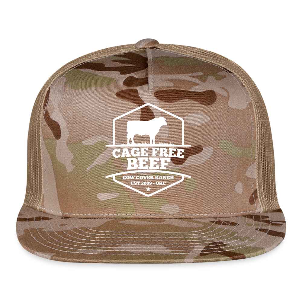 SPOD Trucker Cap MultiCam\tan Cage Free Beef | Camo Trucker Cap