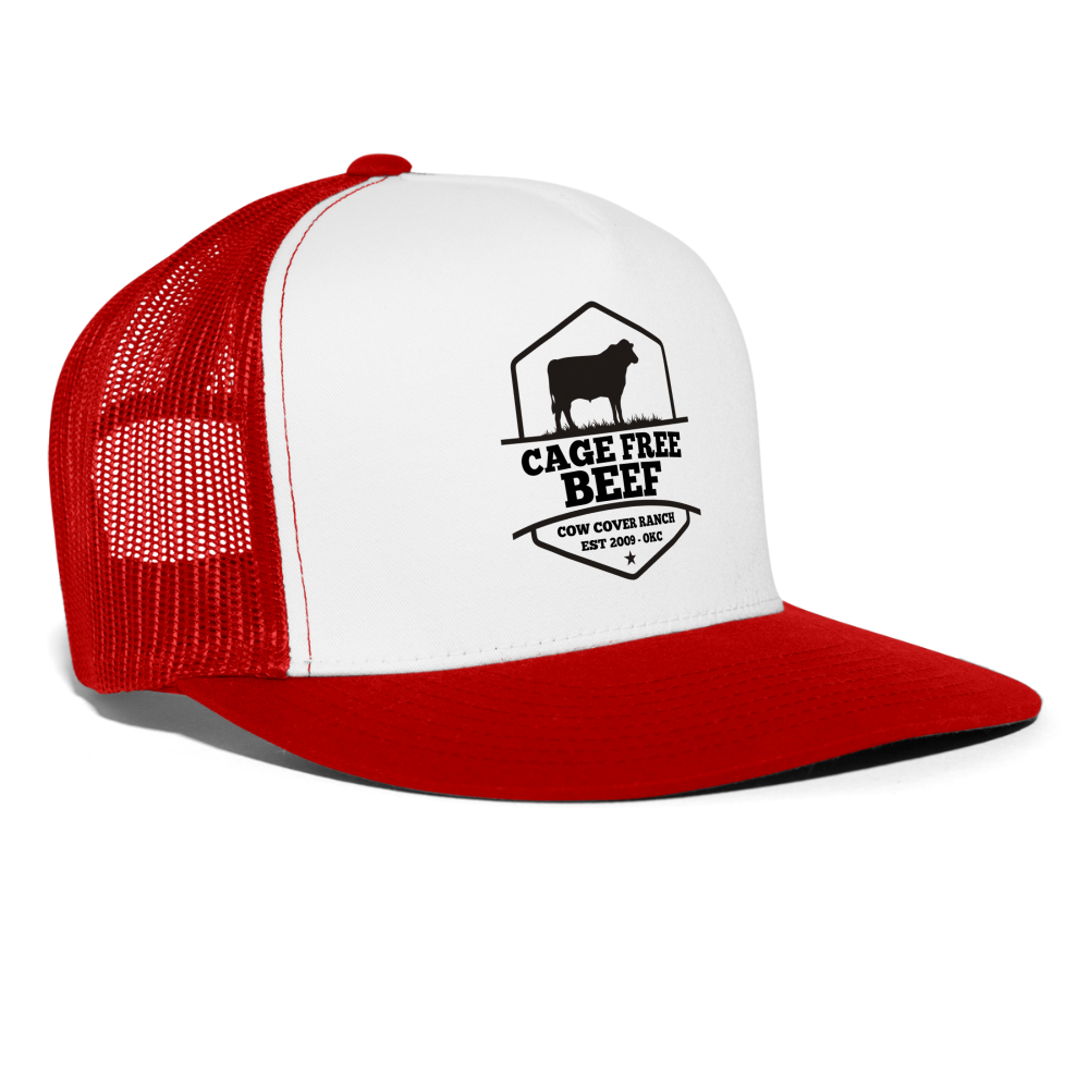 SPOD Trucker Cap white/red Cage Free Beef | Trucker Cap