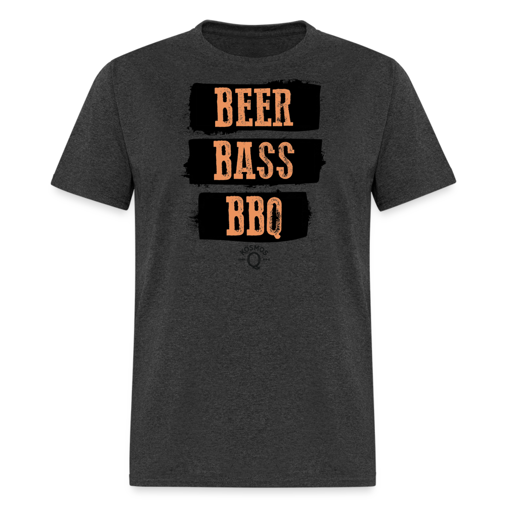 SPOD Unisex Classic T-Shirt | Fruit of the Loom 3930 heather black / S BEER BASS BBQ | Kosmos Q T-Shirt