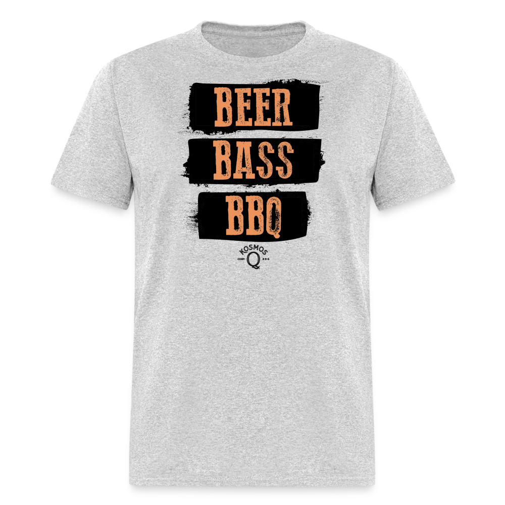 SPOD Unisex Classic T-Shirt | Fruit of the Loom 3930 heather gray / S BEER BASS BBQ | Kosmos Q T-Shirt