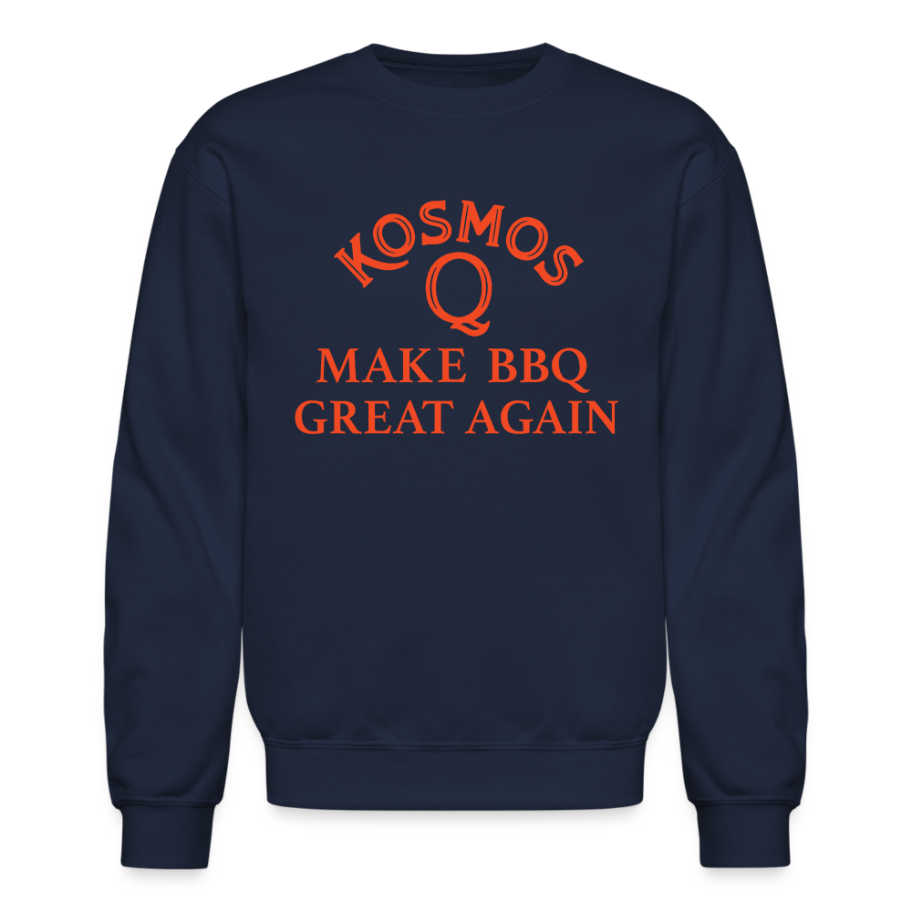 SPOD Unisex Crewneck Sweatshirt | Gildan 18000 navy / S Make BBQ Great Again Crewneck Sweatshirt