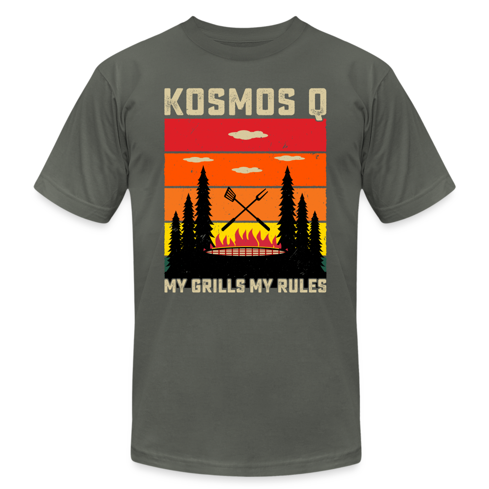 SPOD Unisex Jersey T-Shirt | Bella + Canvas 3001 asphalt / S My Grills My Rules T-Shirt