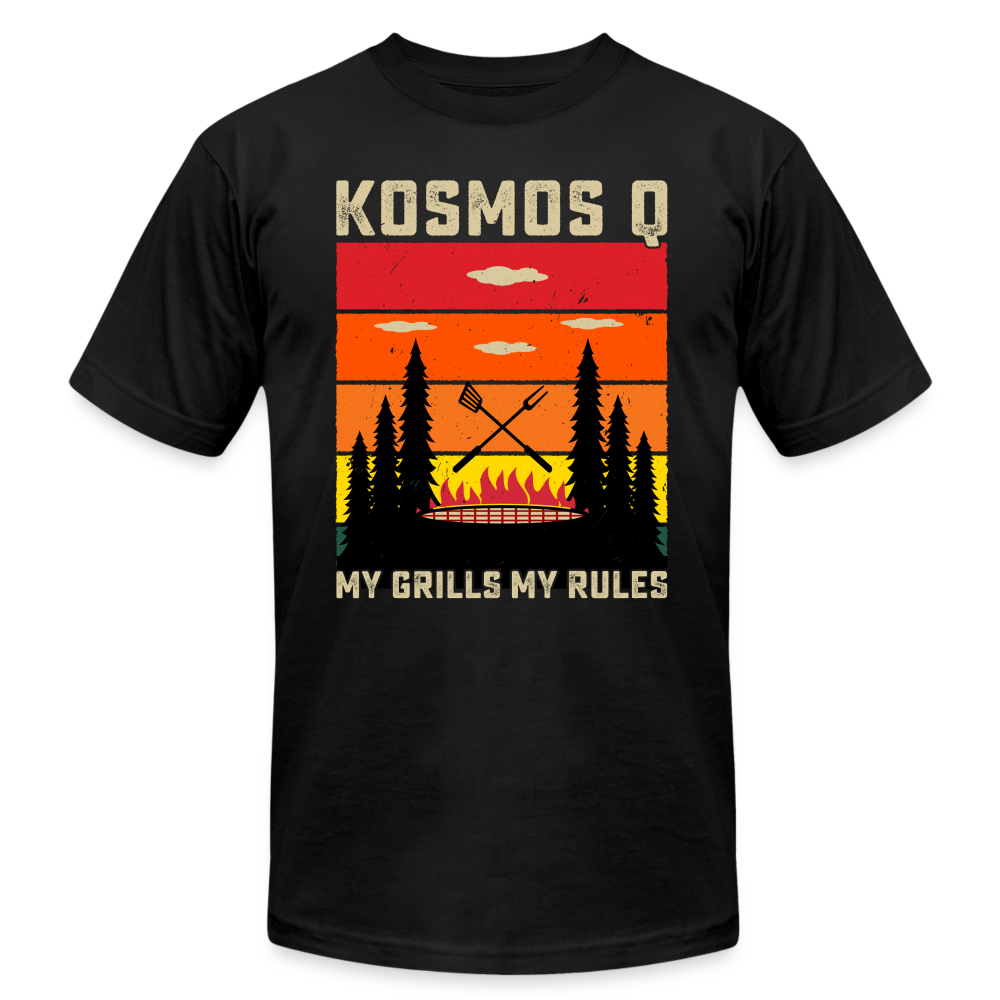 SPOD Unisex Jersey T-Shirt | Bella + Canvas 3001 black / S My Grills My Rules T-Shirt