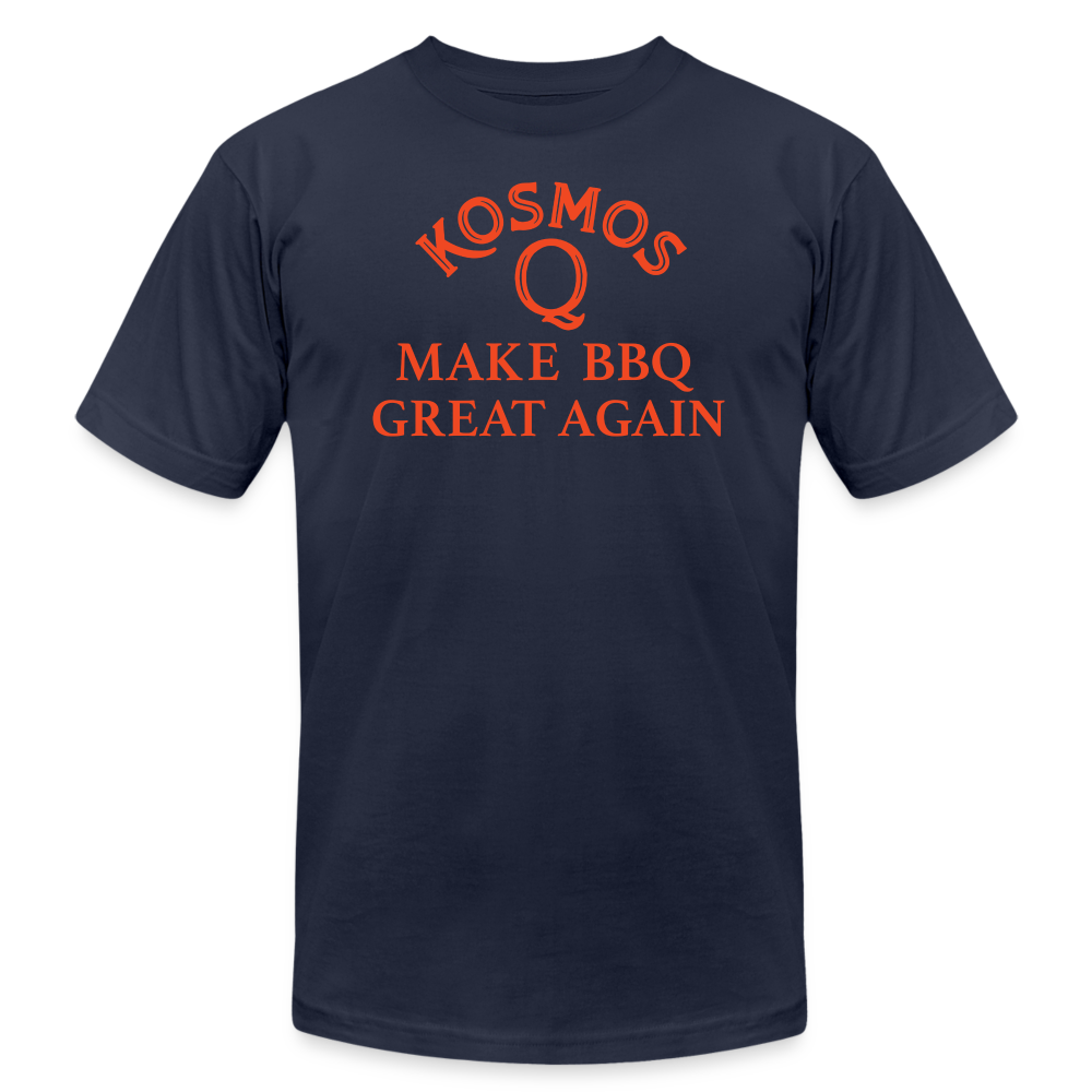 SPOD Unisex Jersey T-Shirt | Bella + Canvas 3001 navy / S Make BBQ Great Again T-Shirt