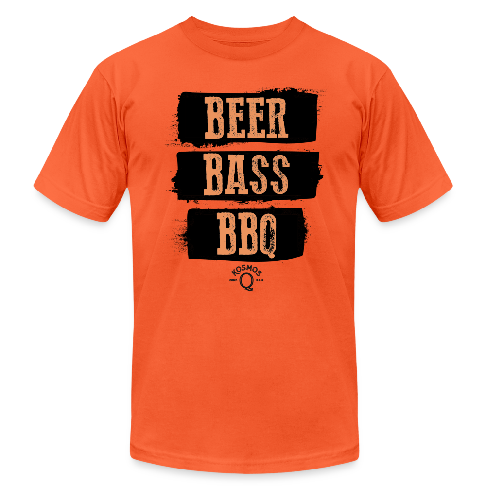 SPOD Unisex Jersey T-Shirt | Bella + Canvas 3001 orange / S Beer Bass BBQ T-Shirt