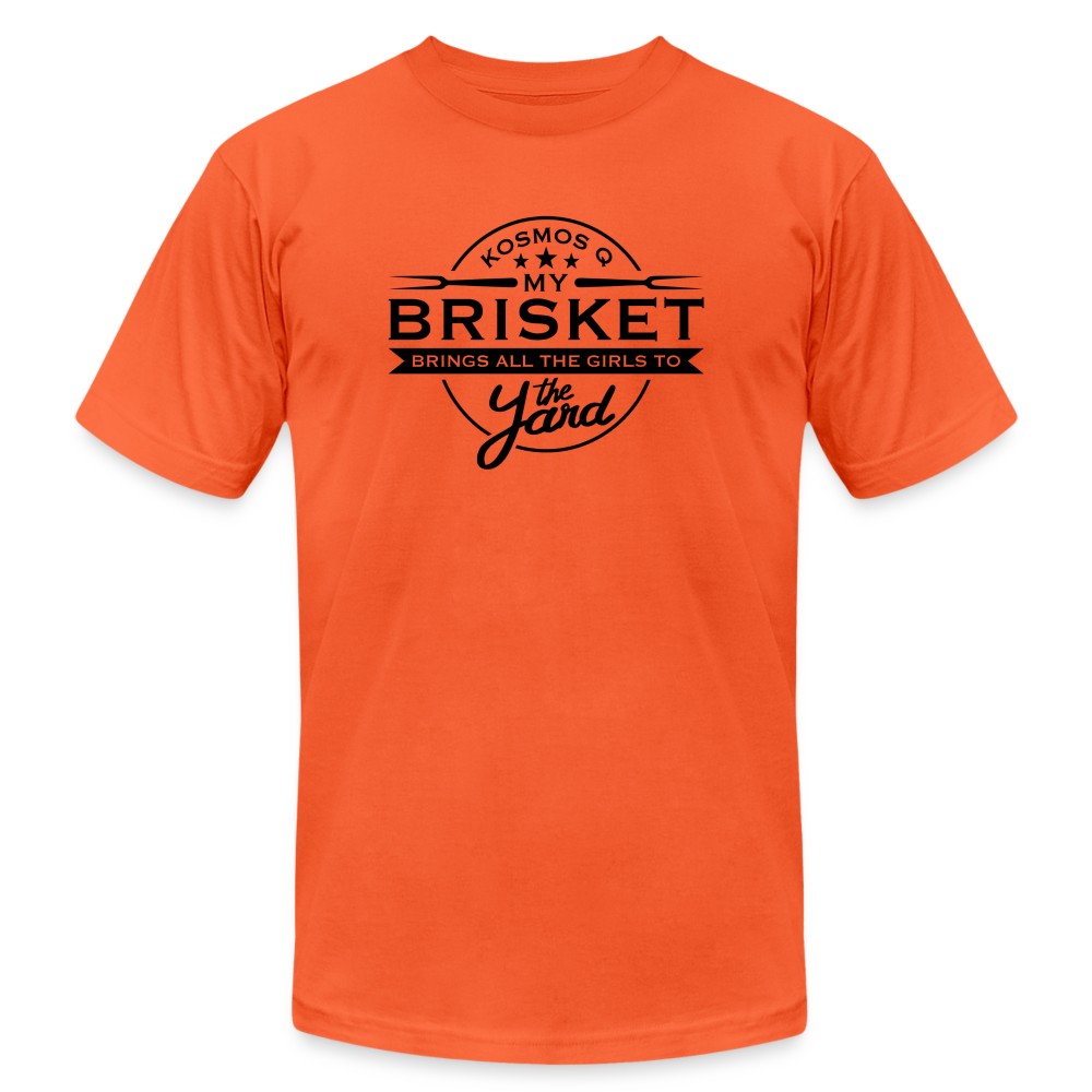 SPOD Unisex Jersey T-Shirt | Bella + Canvas 3001 orange / S My Brisket T-Shirt