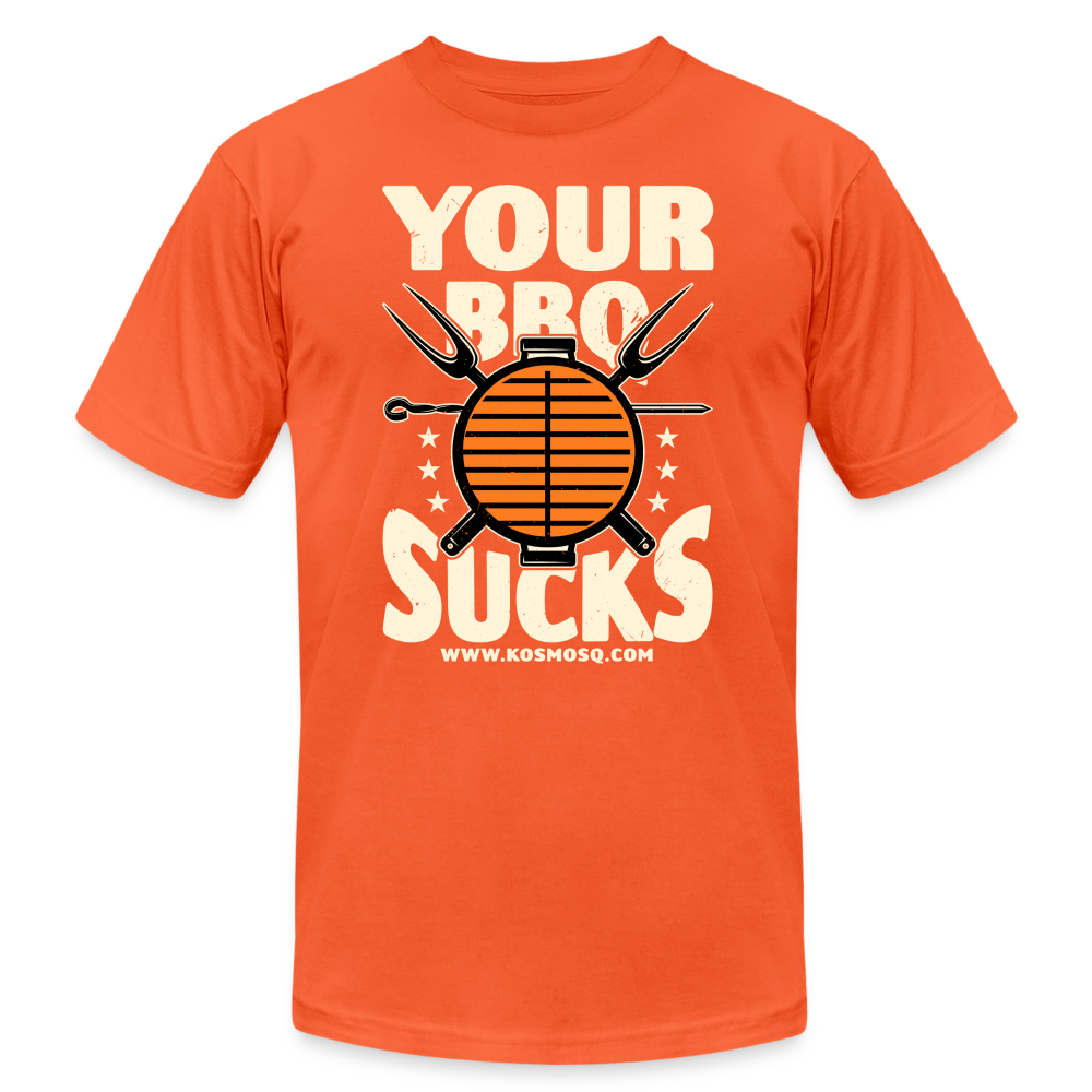 SPOD Unisex Jersey T-Shirt | Bella + Canvas 3001 orange / S Your BBQ Sucks T-Shirt