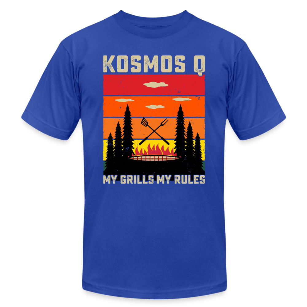 SPOD Unisex Jersey T-Shirt | Bella + Canvas 3001 royal blue / S My Grills My Rules T-Shirt