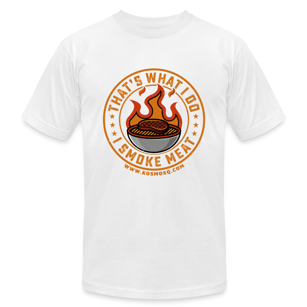 SPOD Unisex Jersey T-Shirt | Bella + Canvas 3001 white / S That's What I Do I Smoke Meat T-Shirt