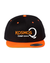 Kosmo's Q Apparel Kosmos Q Black and Orange Flat Bill Snapback Hat