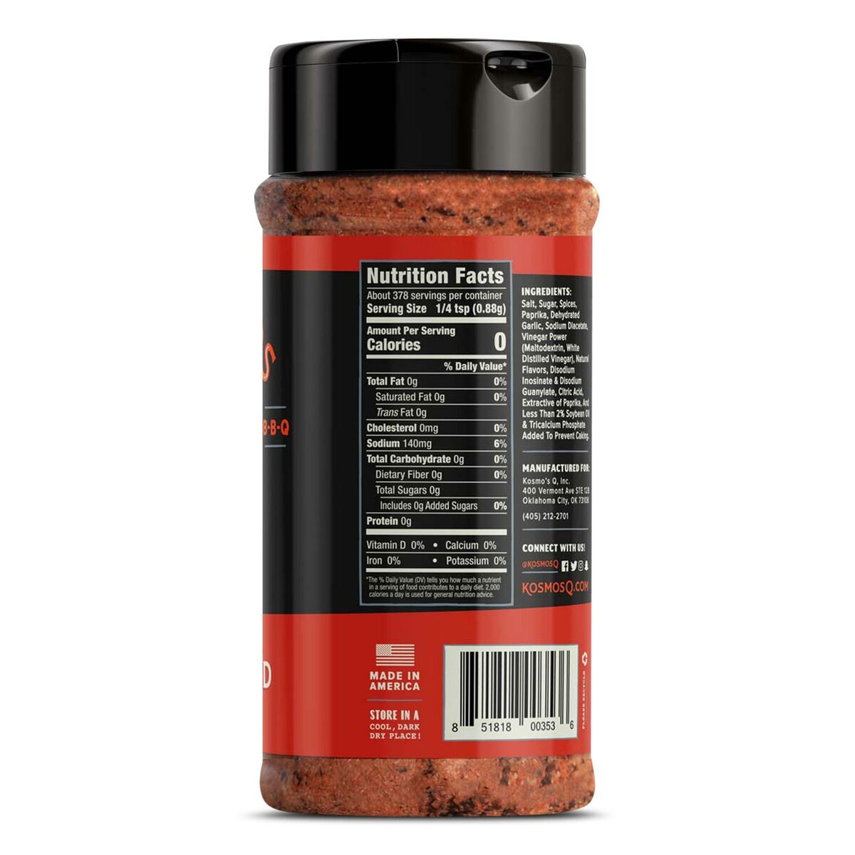 Kosmo&#39;s Q Barbecue Rubs Dirty Bird Sriracha Rub