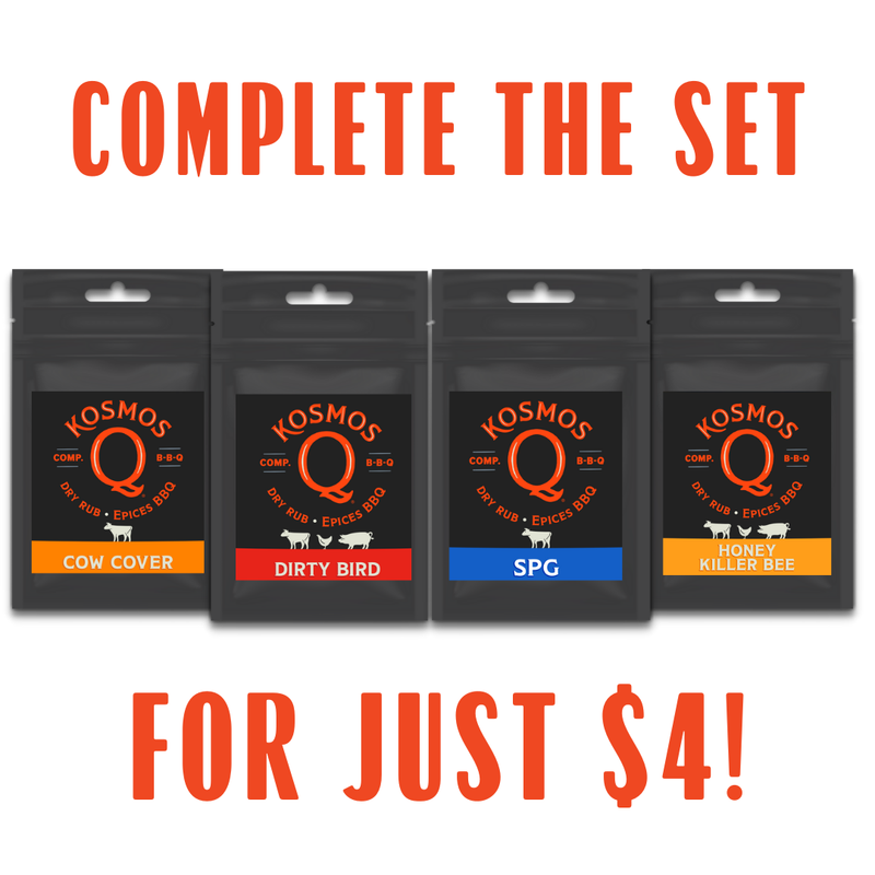 Complete the Kosmos Q Sample Set Kosmo's Q Kosmos Q BBQ Products & Supplies