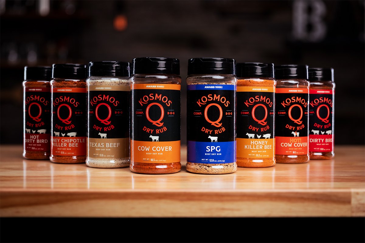 Barbecue Rub Shaker Combo (8 Pack) You Don't Have To Pick Favorites