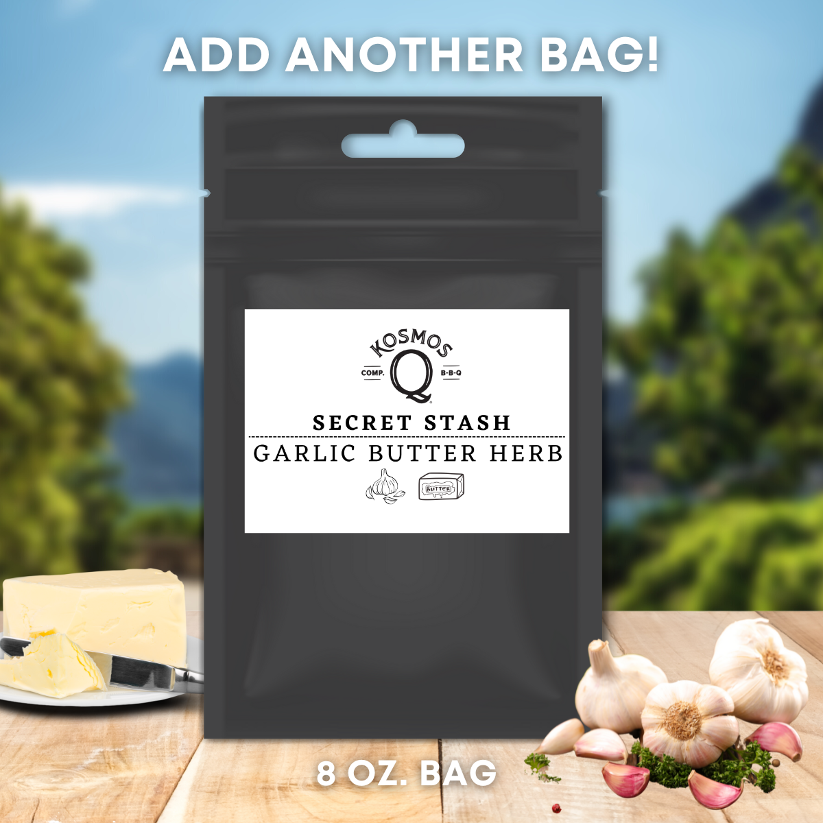 Kosmo's Q Barbecue Rubs The Kosmos Q Lab Garlic Butter Herb - DOUBLE YOUR ORDER!