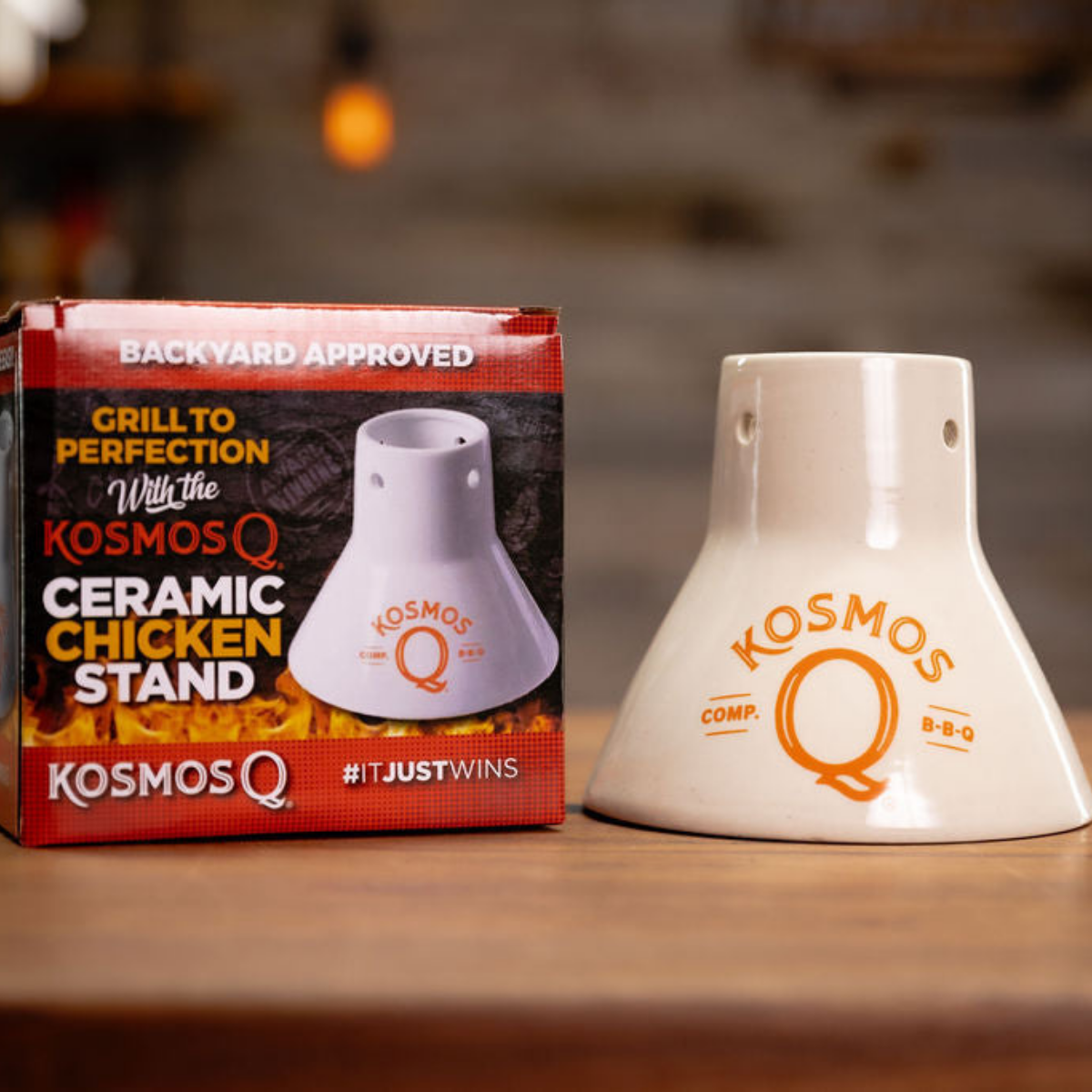 Kosmo's Q BBQ Accessories Ceramic Chicken Stand