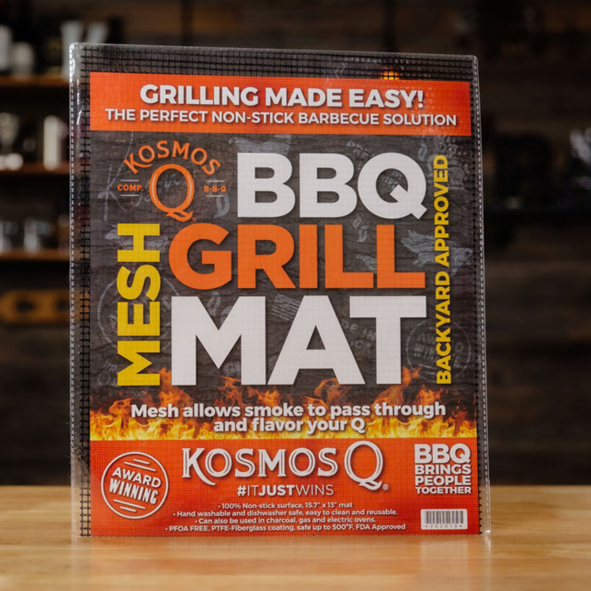 Kosmo's Q BBQ Accessories Mesh Grill Mat