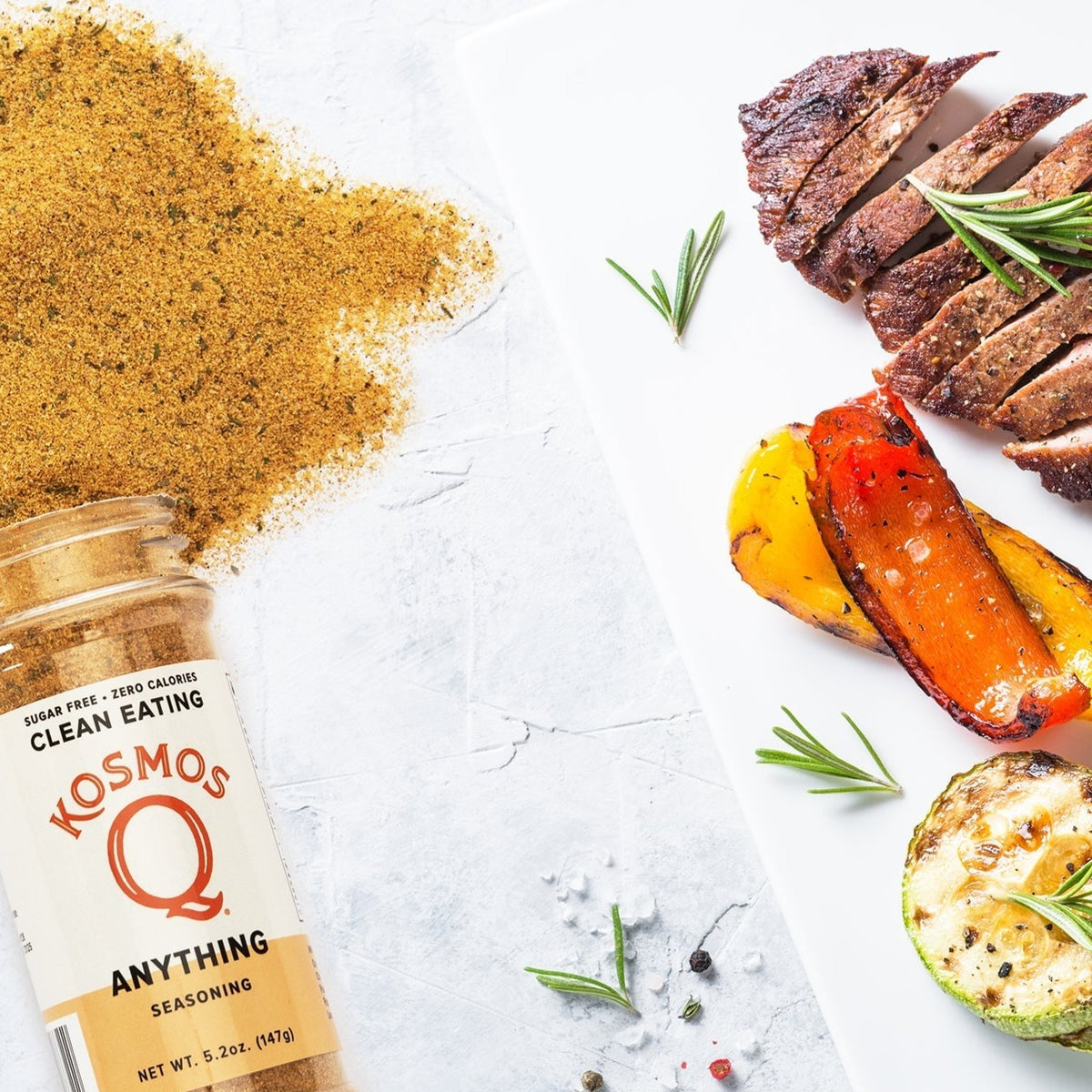 Anything seasoning with meat and vegetables