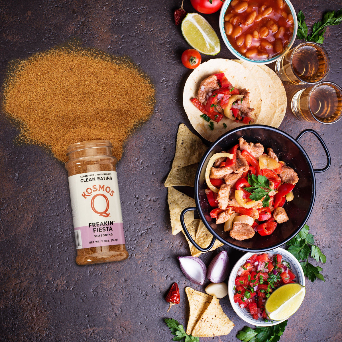 Kosmo&#39;s Q Clean Eating Seasonings Paleo &amp; Keto Clean Eating Seasonings Variety Pack